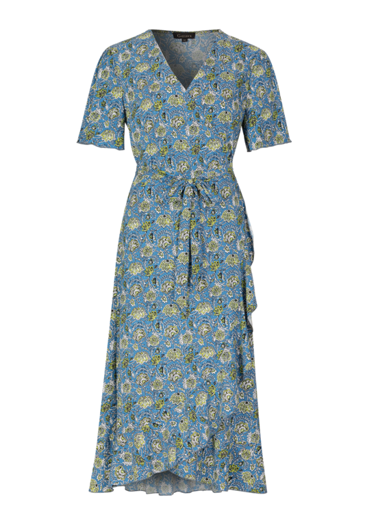 Anastasia Jurk Korenblauw