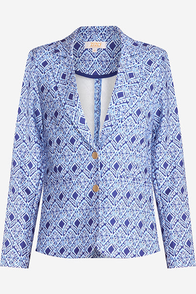 Maud Blazer Diamond Ikat