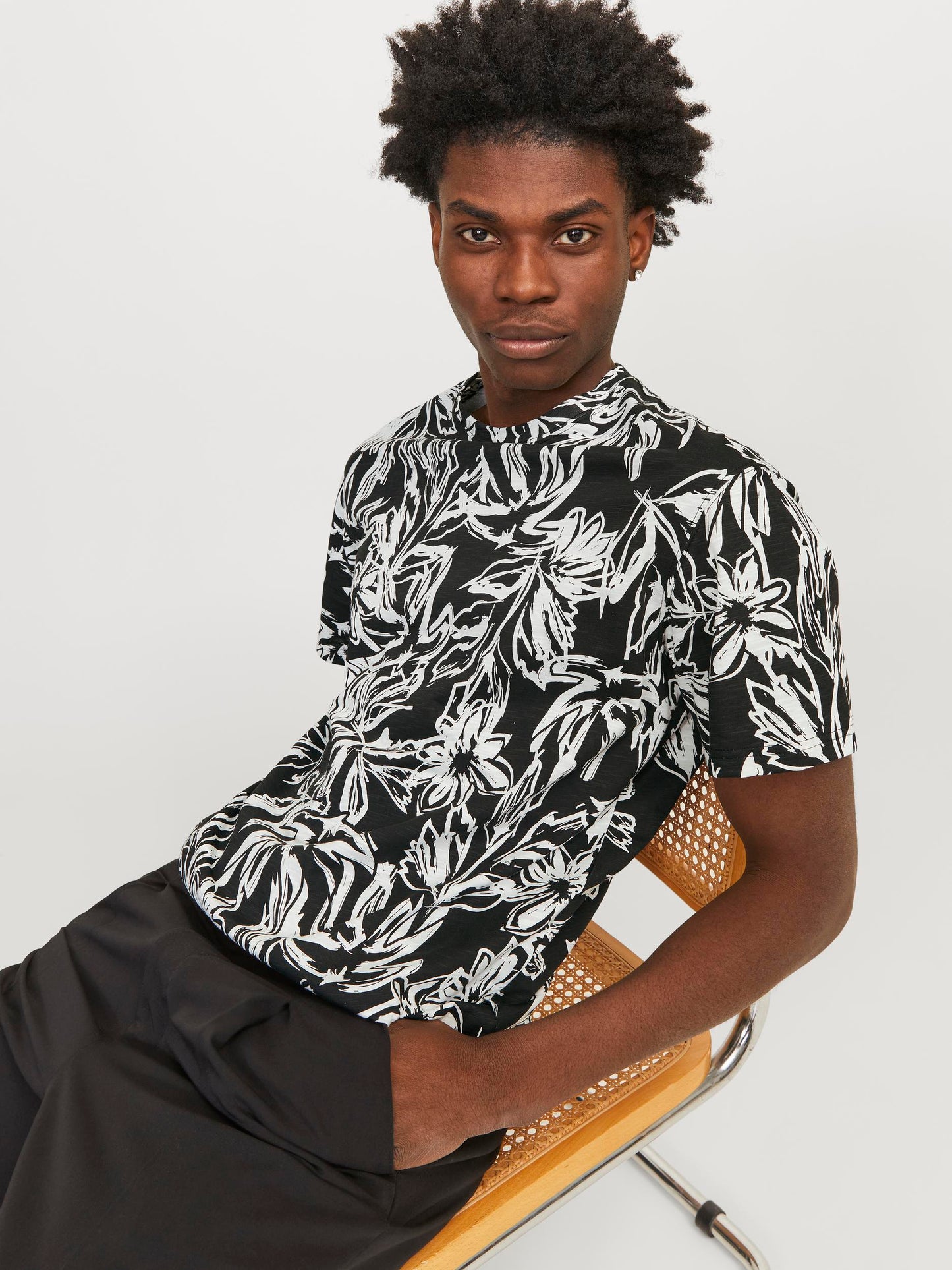 JORLAFAYETTE AOP TEE SS CREW NECK