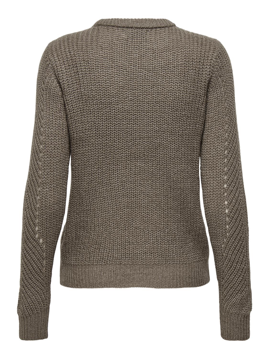 JDYMEGAN FELO L/S O-NECK STRUC PULL KNT