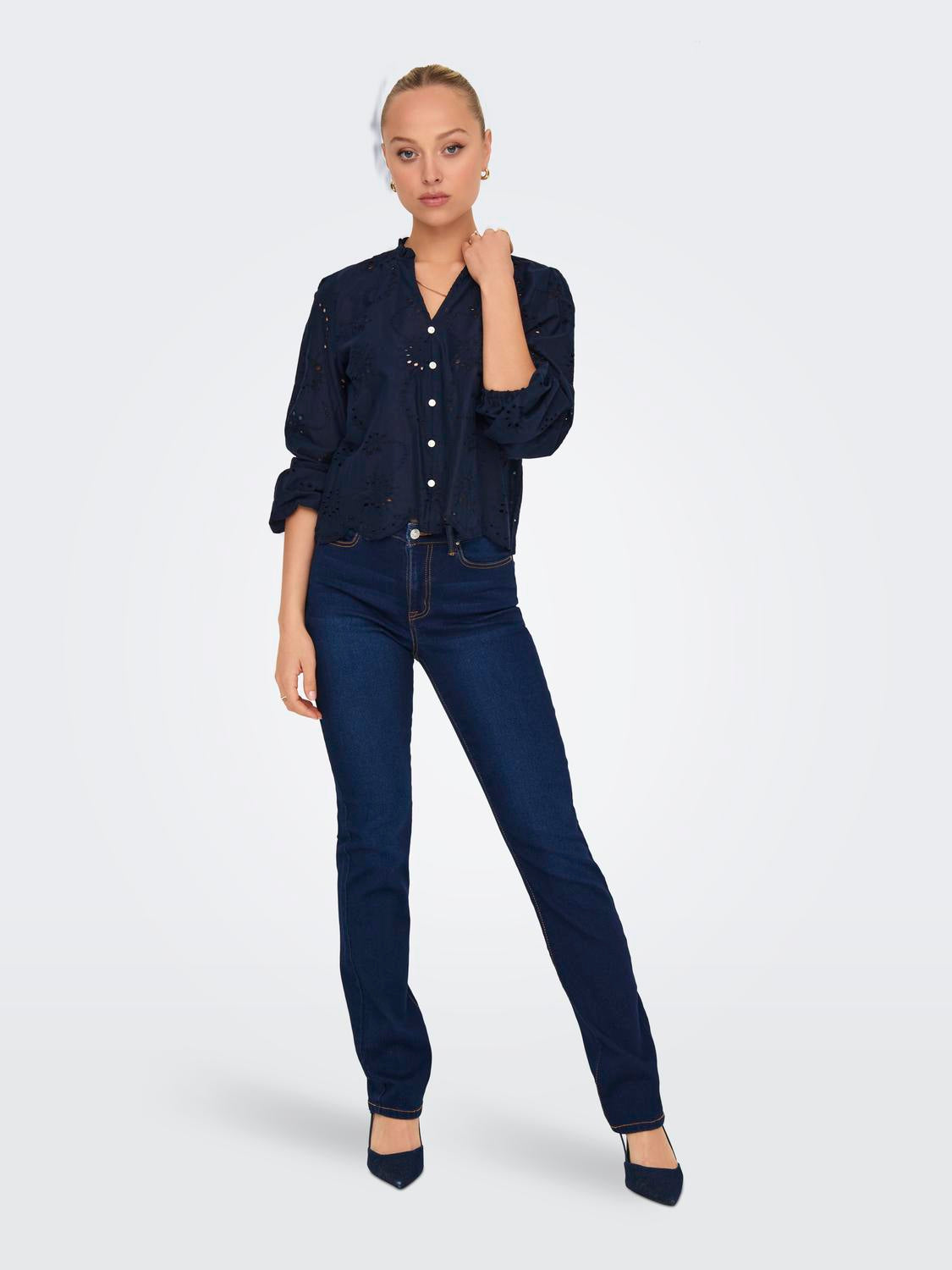 JDYDITTE L/S EMBRODERIE SHIRT