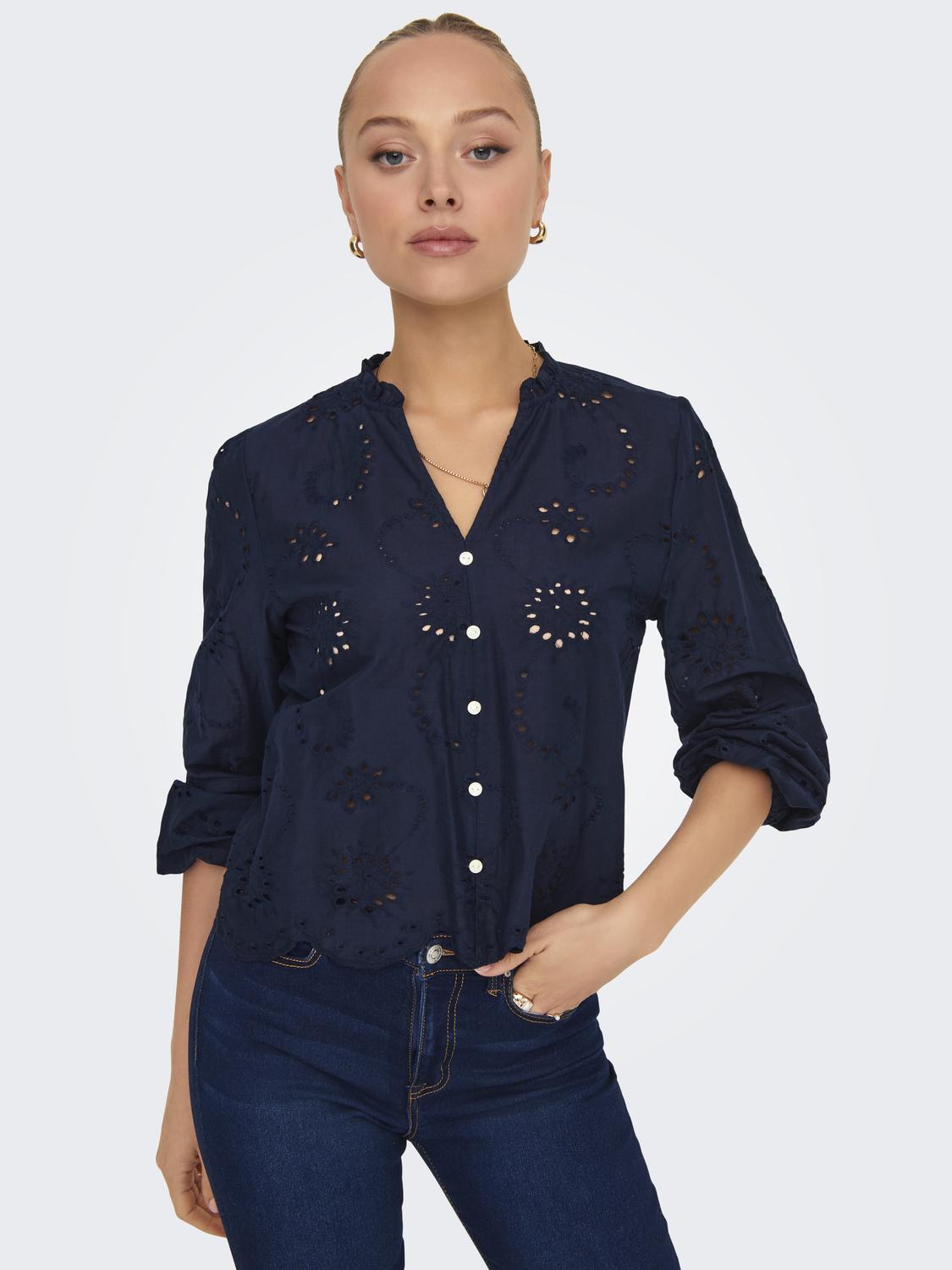 JDYDITTE L/S EMBRODERIE SHIRT