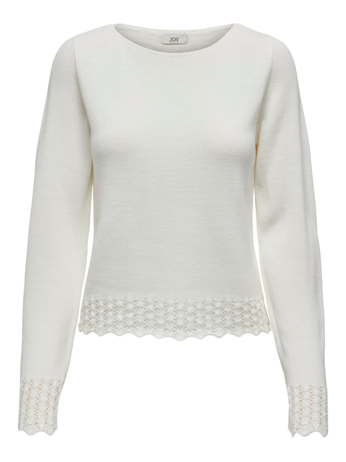 JDYGRACE L/S BOATNECK STRUC PULLOVER KNT