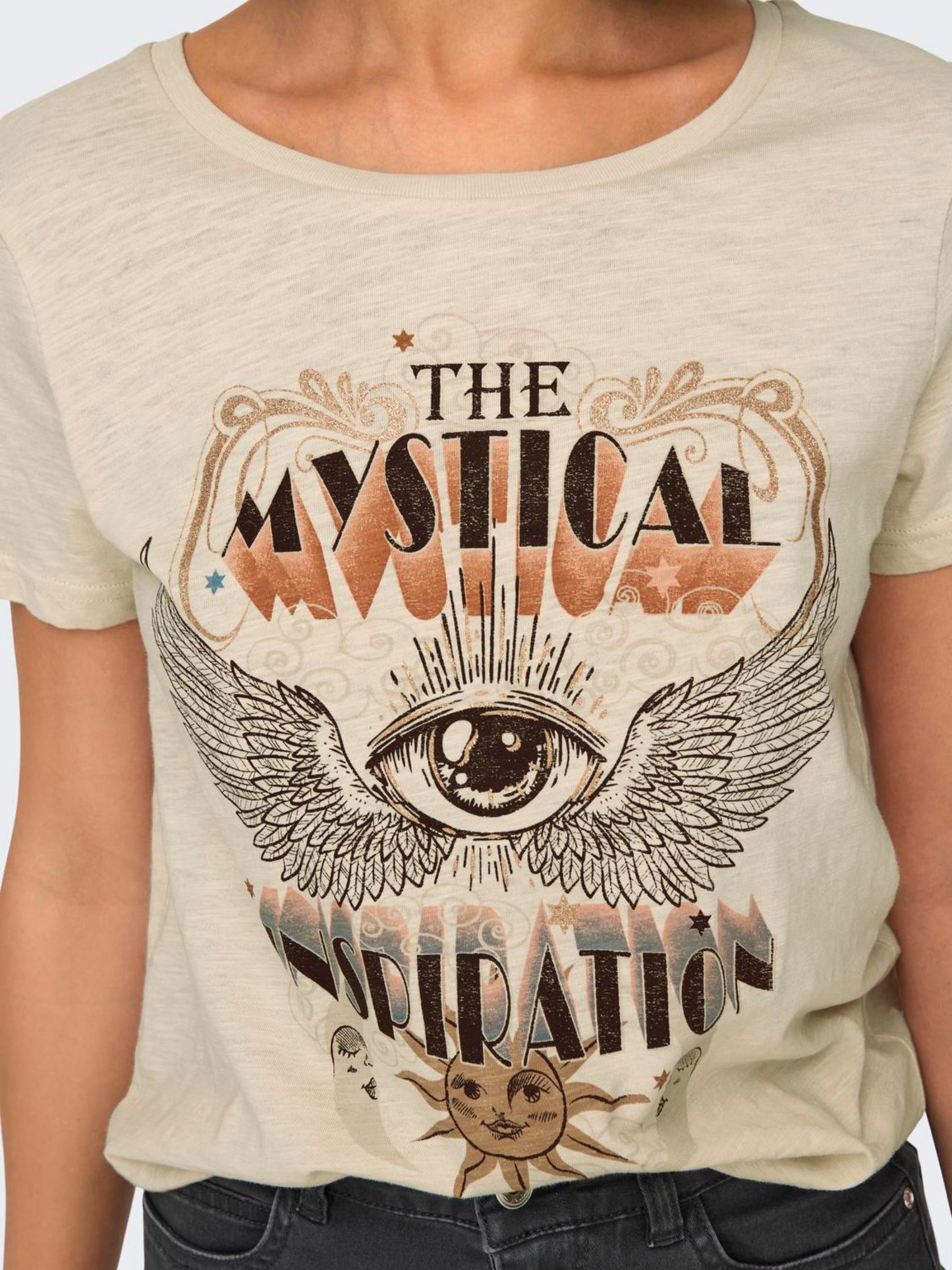 JDYVUPTI SLUB SS O NECK T-SHIRT