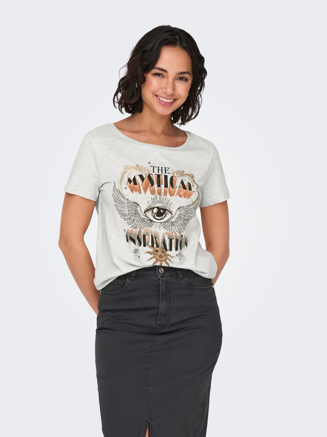 JDYVUPTI SLUB SS O NECK T-SHIRT