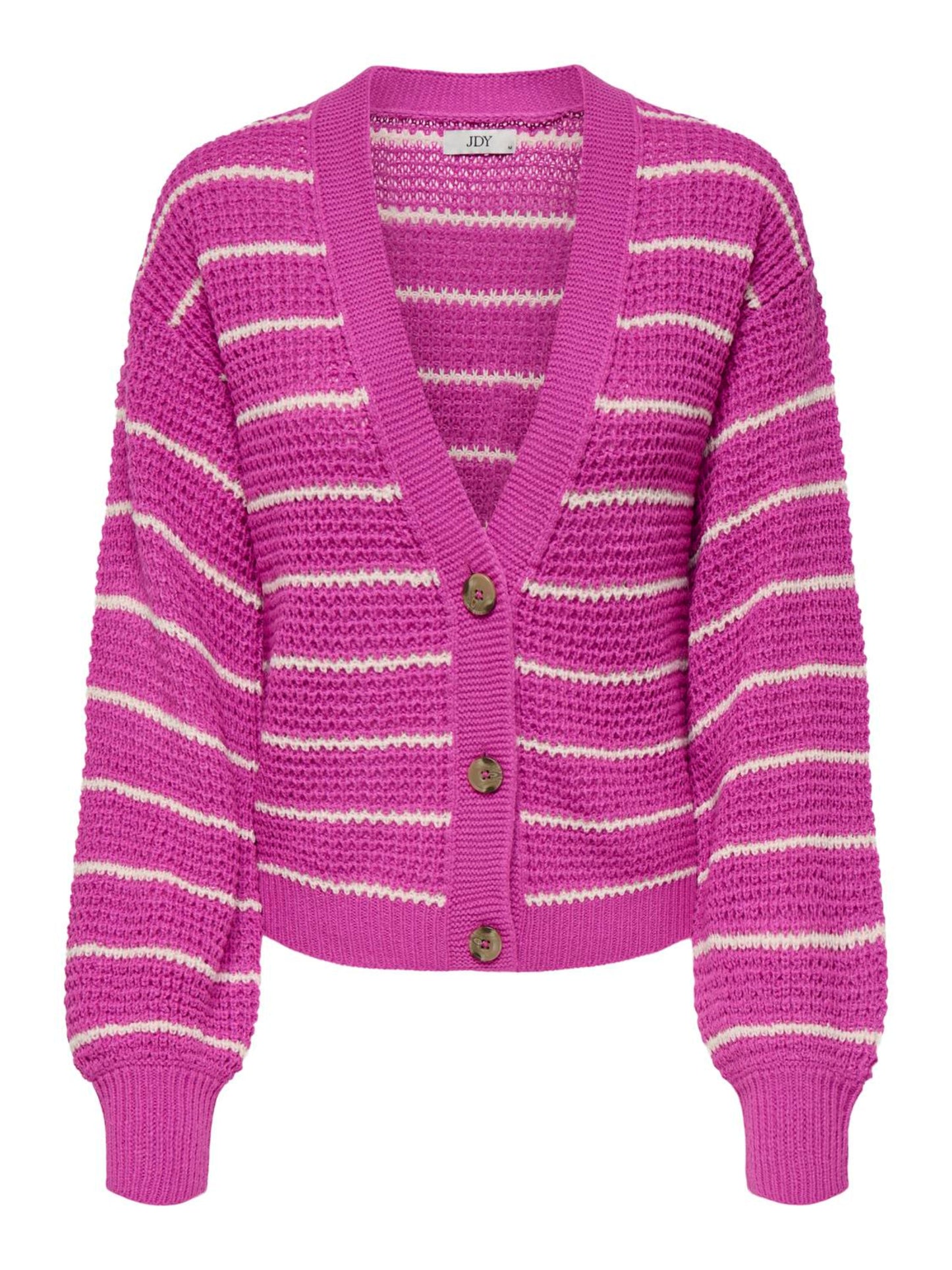 JDYELLEN L/S V-NECK STRIPE CARDIGAN