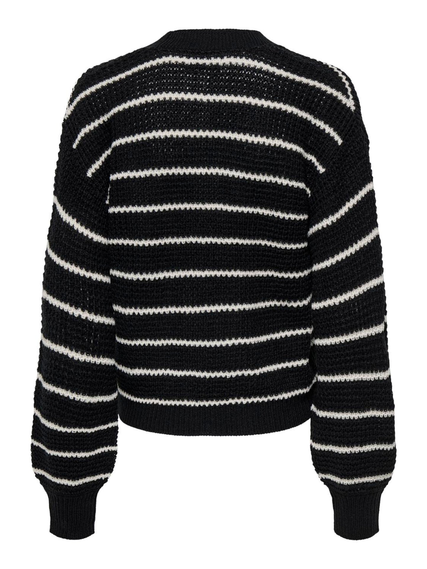 JDYELLEN L/S V-NECK STRIPE CARDIGAN