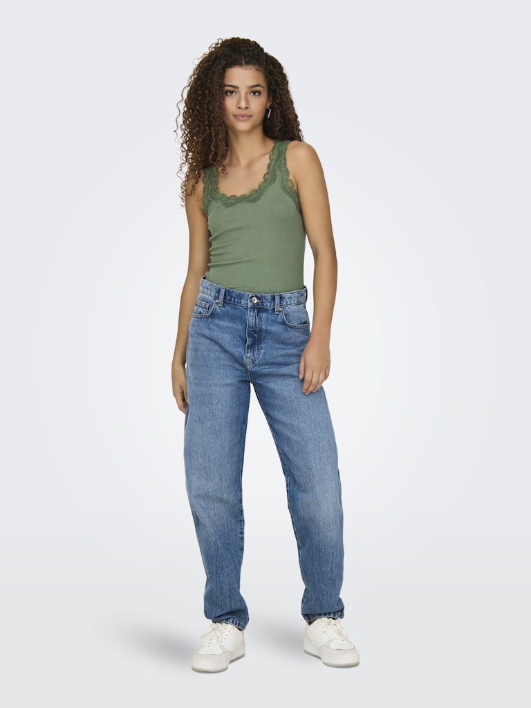 JDYETOILE S/L RIB TANK TOP