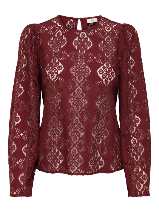 JDYHURRAY L/S LACE TOP