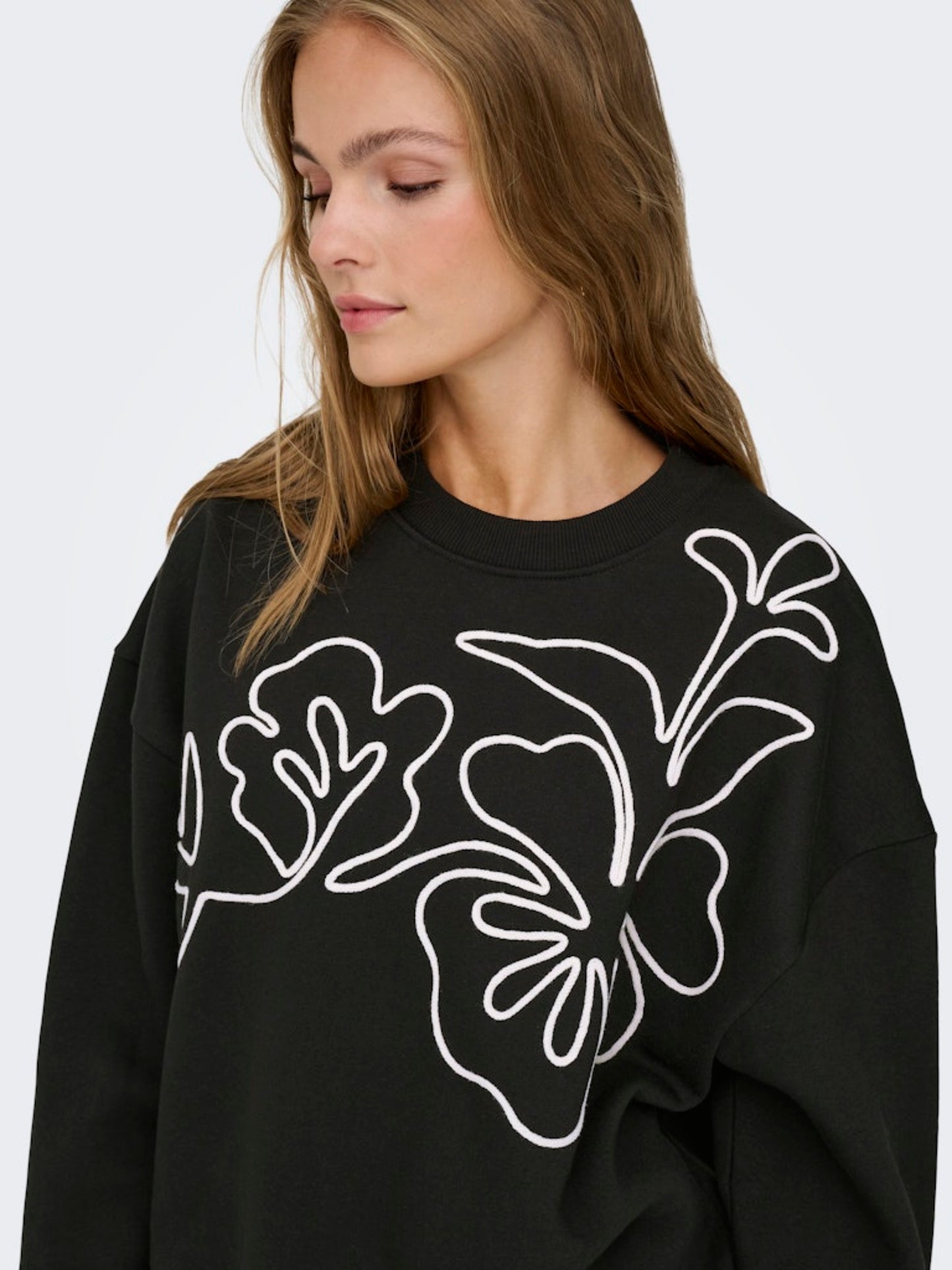 JDYCANOA L/S EMB SWEAT