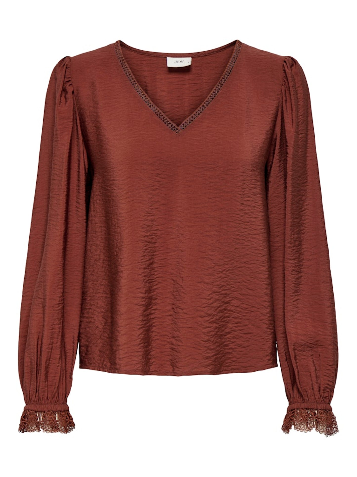 JDYCAMILLE L/S LACE V-NECK TOP