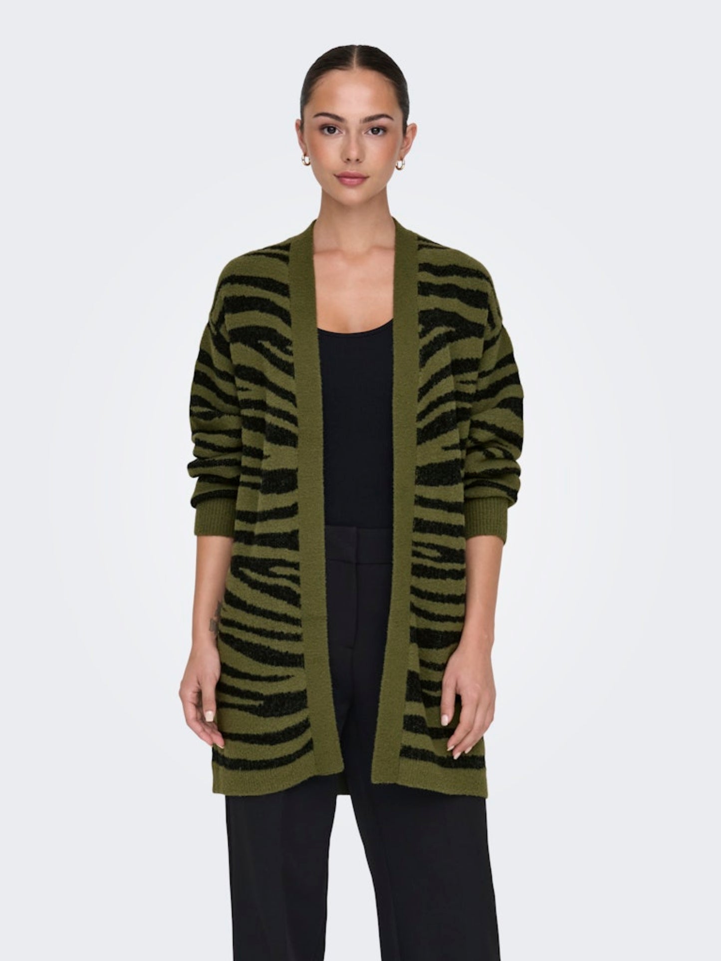 JDYLORRAINE ANIMAL L/S LONG CARDIGAN