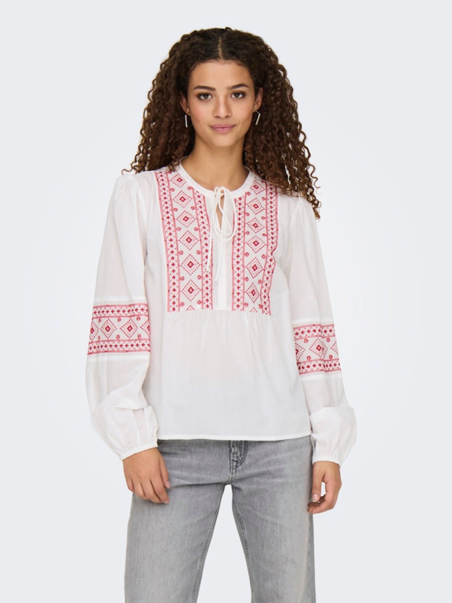 JDYLULU L/S EMBROIDERY SHIRT