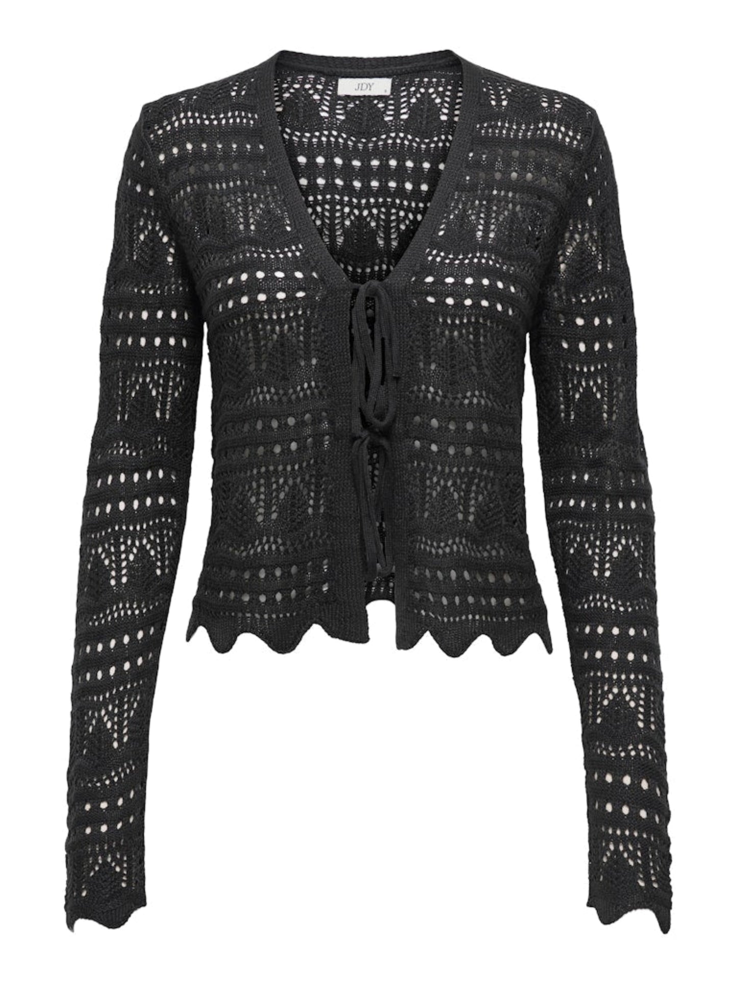 JDYSUN LAY L/S V-NECK TIE CARDIGAN