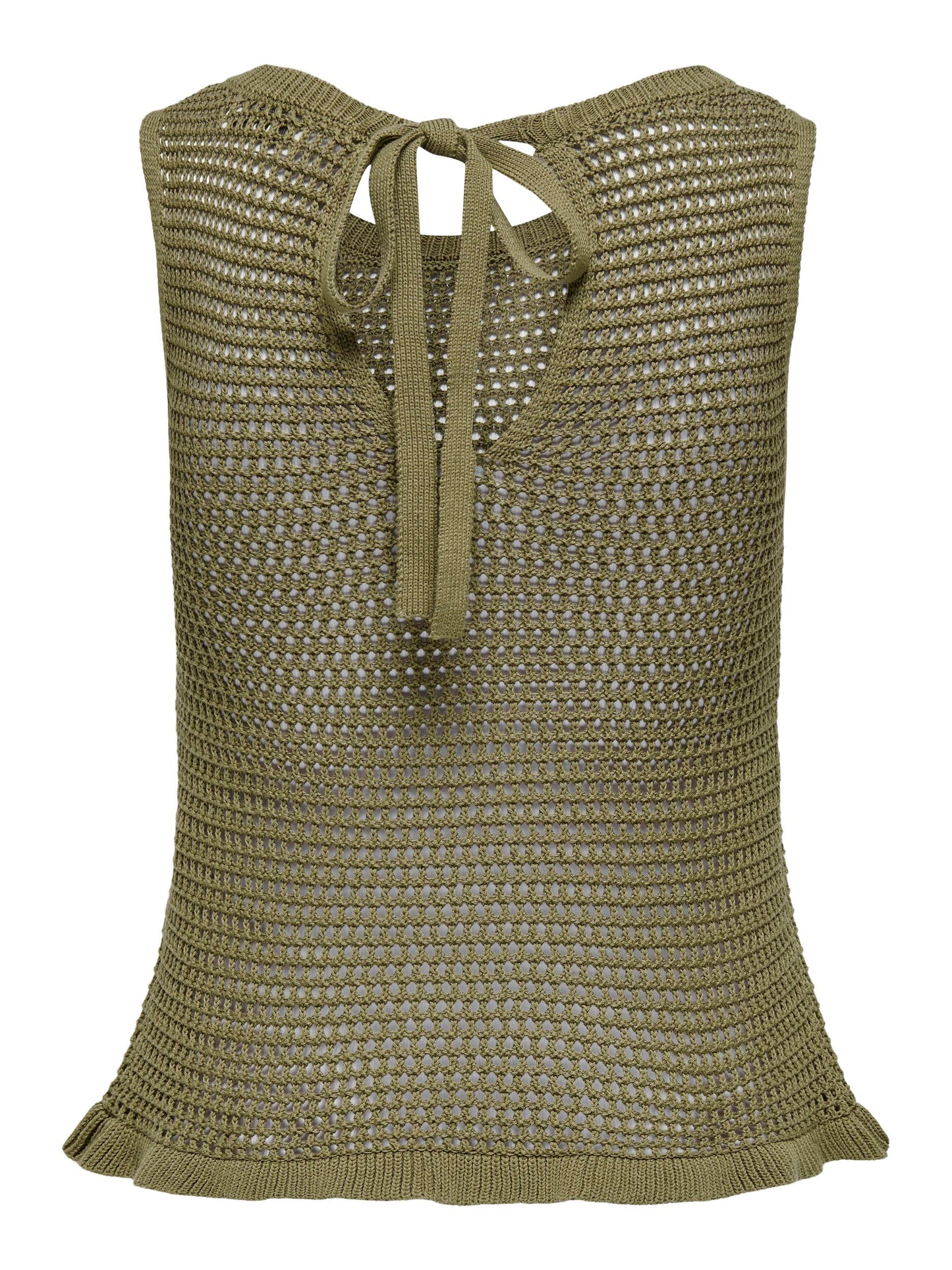 JDYTIKKA S/L STRUCTURE FRILL TOP