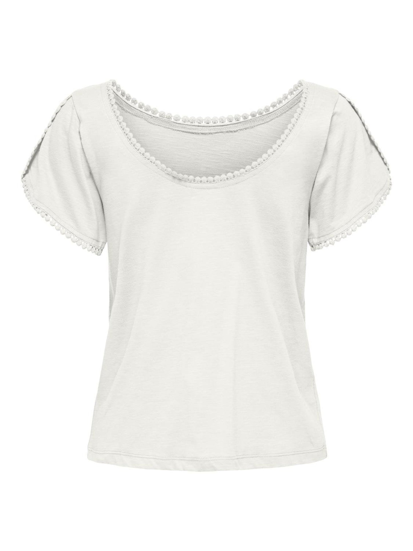 JDYSALVA LIFE S/S O-NECK TOP