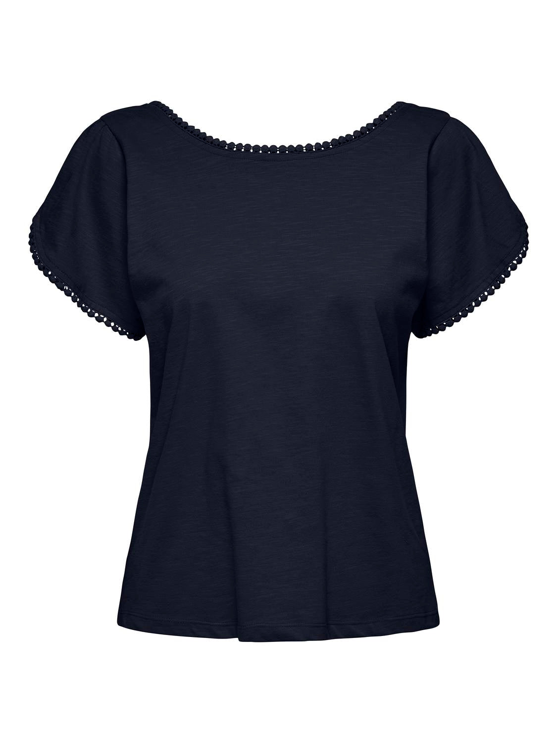 JDYSALVA LIFE S/S O-NECK TOP