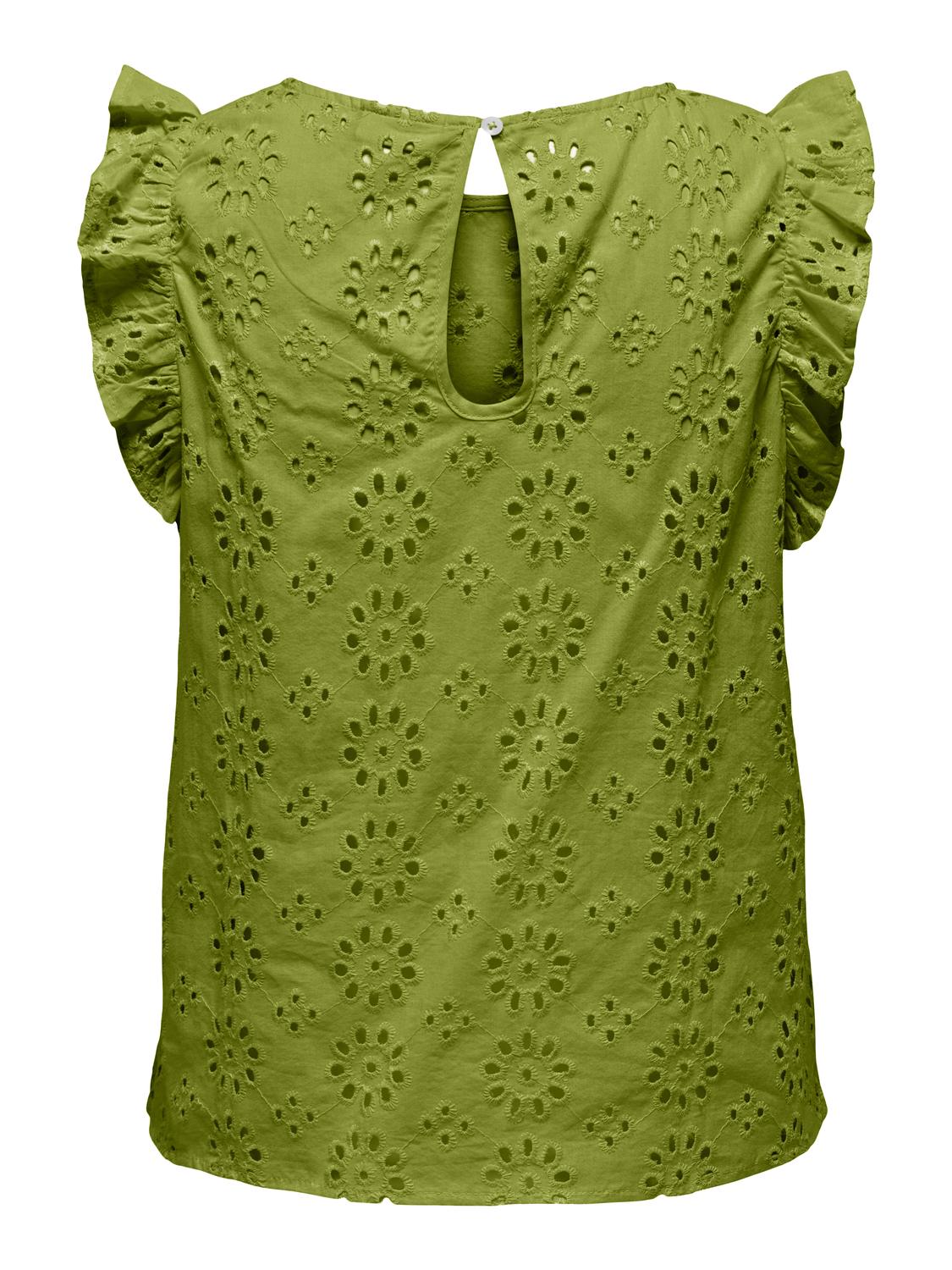 JDYVOLA S/L EMBROIDERY TOP