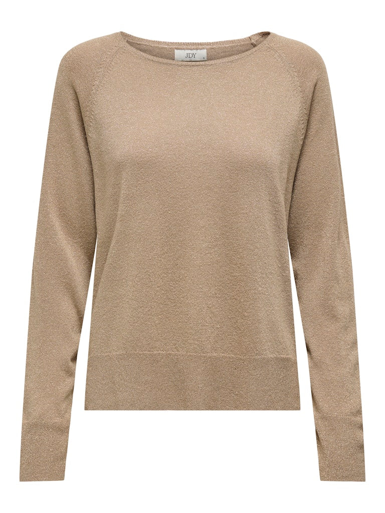 JDYKAYA LUREX L/S ON RAGLAN SLIT PUL