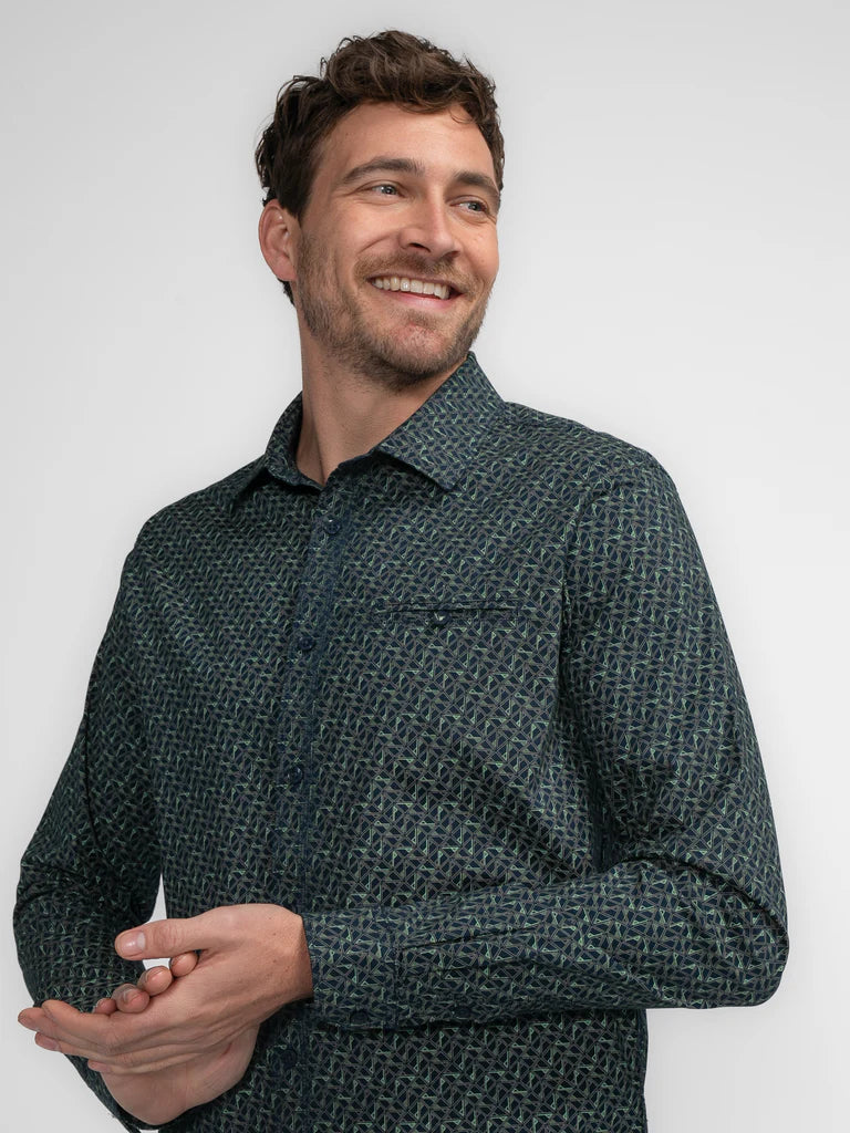 ALL-OVER PRINT OVERHEMD NUNAPITCHUK