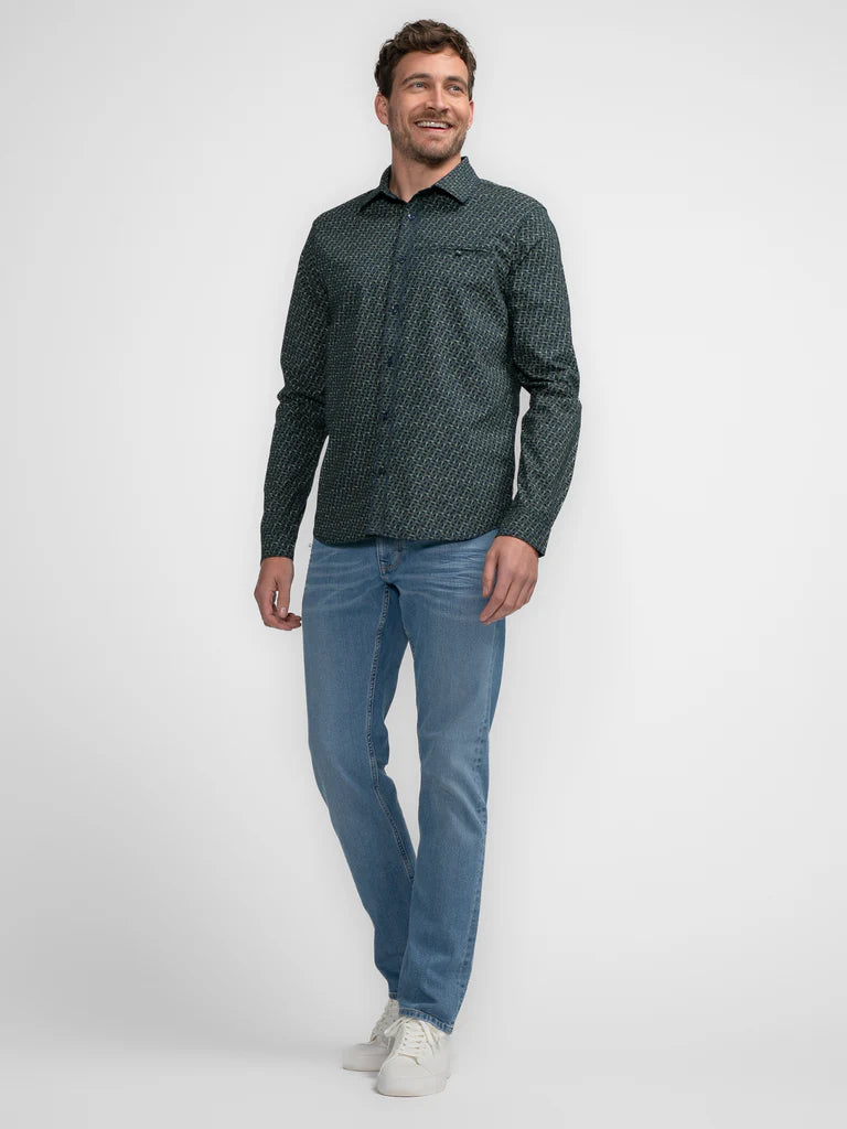 ALL-OVER PRINT OVERHEMD NUNAPITCHUK