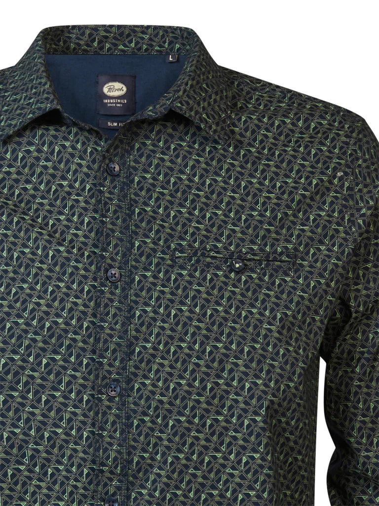 ALL-OVER PRINT OVERHEMD NUNAPITCHUK