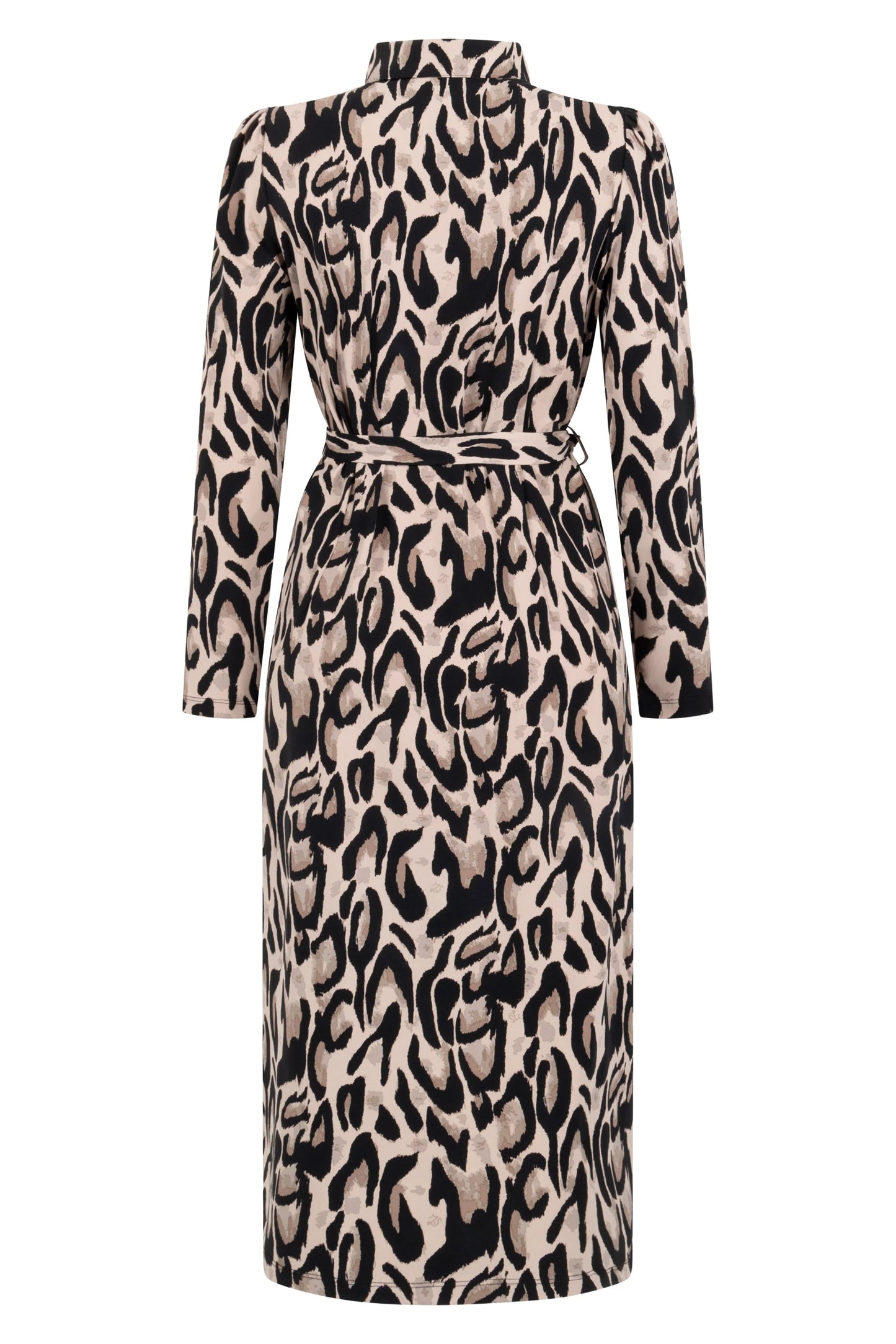 Travel jurk jose greige black