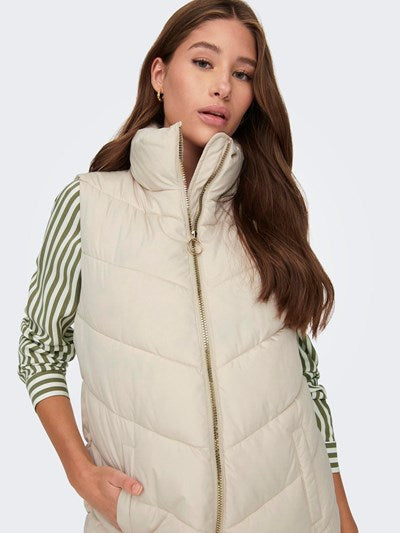 JDYFinno long padded waistcoat