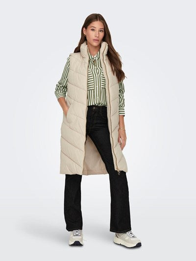 JDYFinno long padded waistcoat