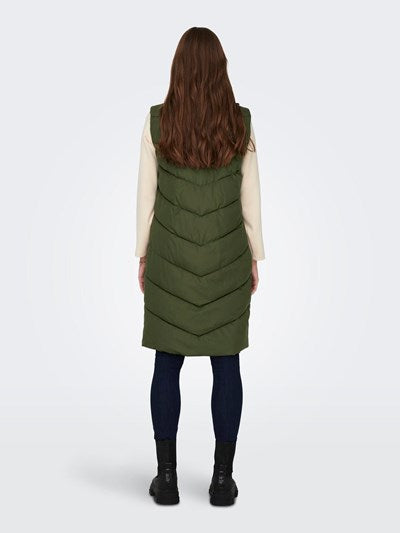 JDYFinno long padded waistcoat