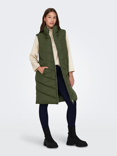 JDYFinno long padded waistcoat