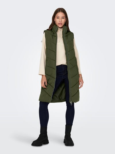 JDYFinno long padded waistcoat
