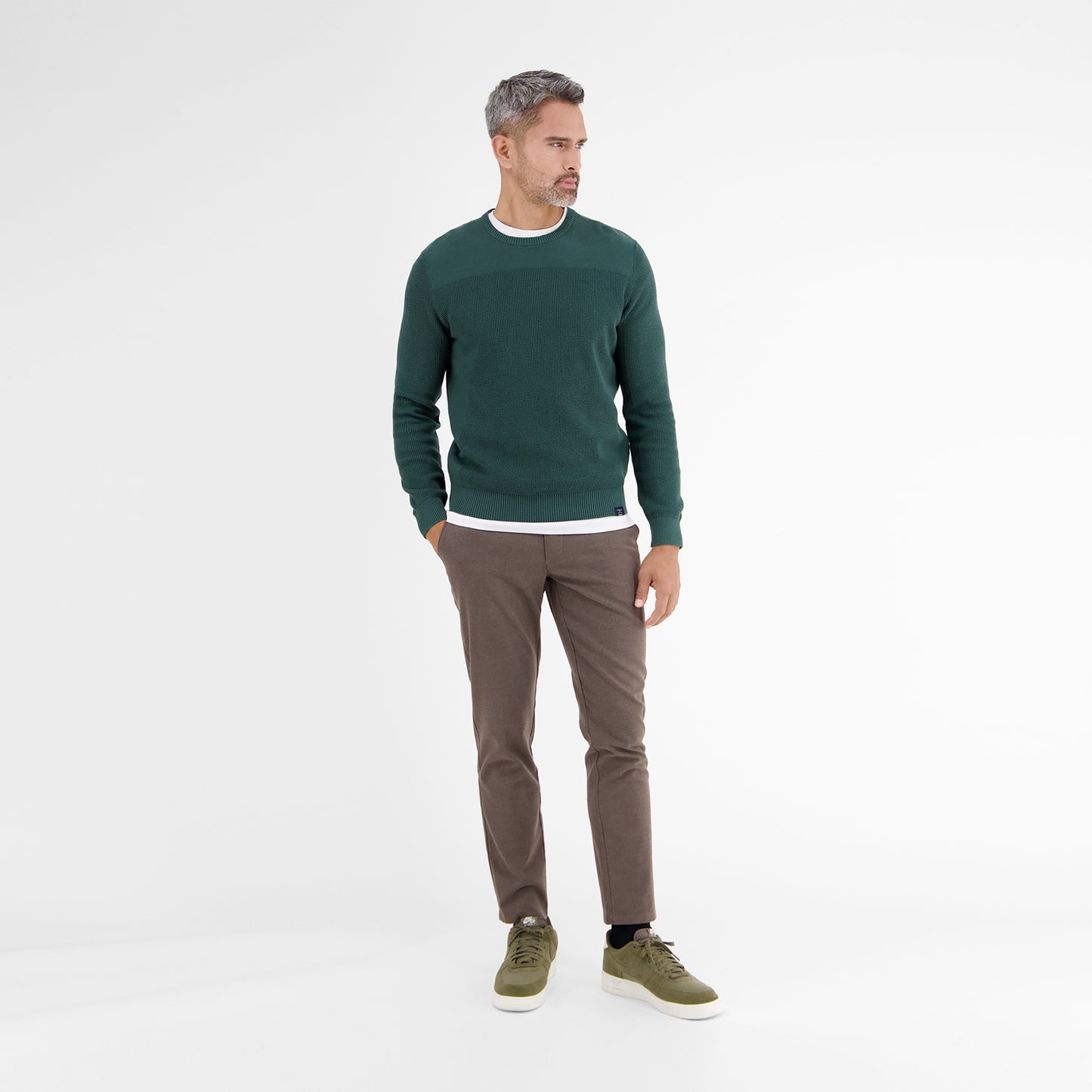 Lerros Casual Gebreide pullover met ronde hals