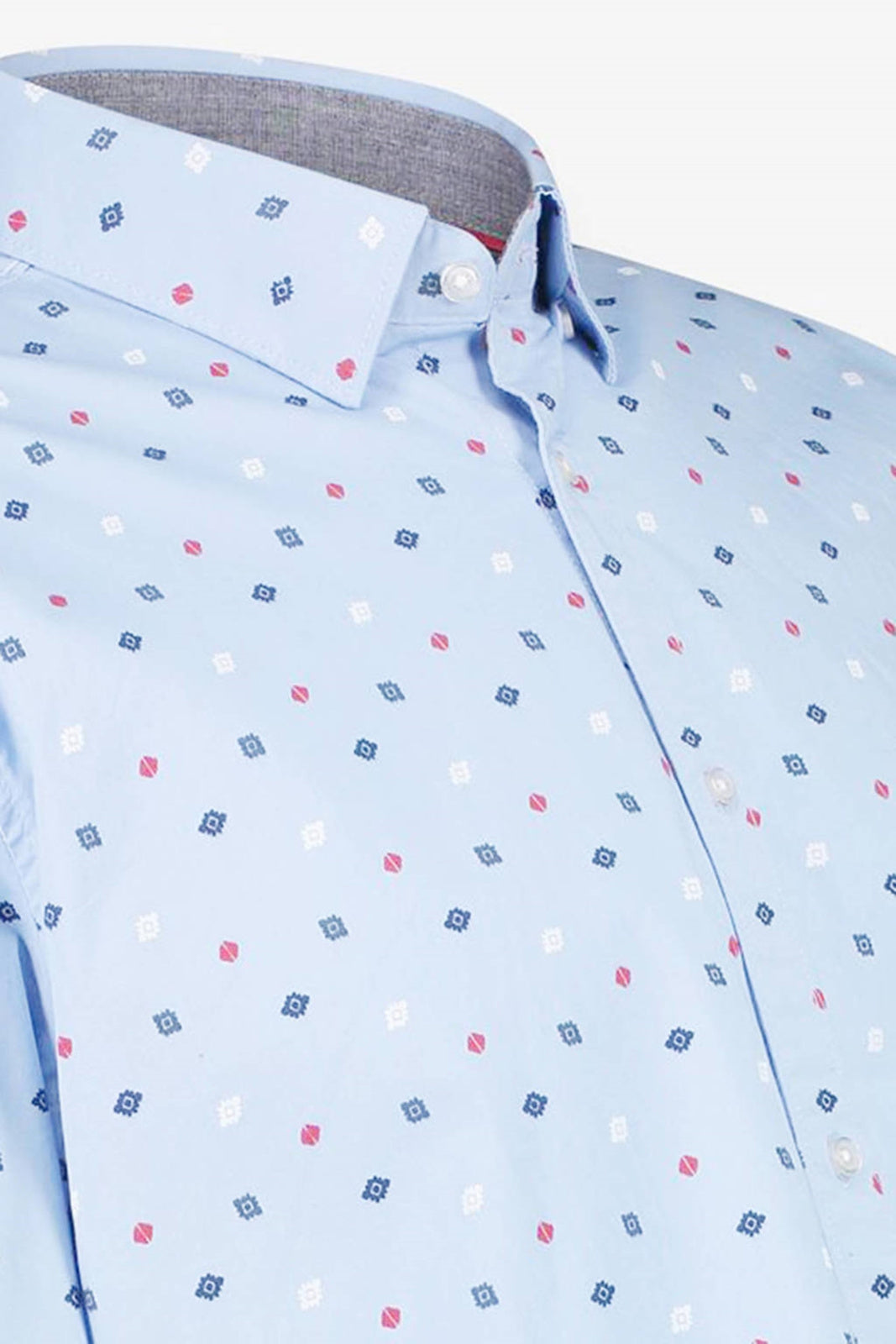Twinlife Regular fit overhemd met all over print