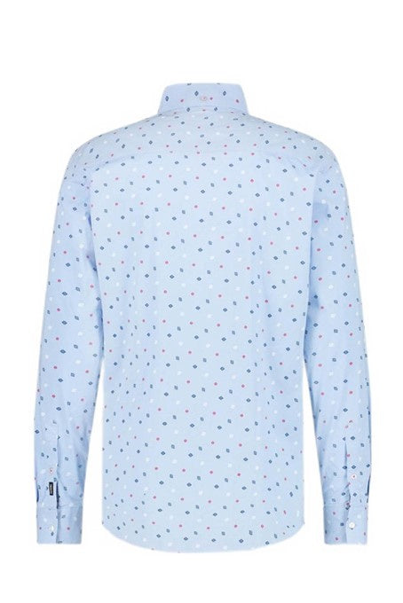 Twinlife Regular fit overhemd met all over print