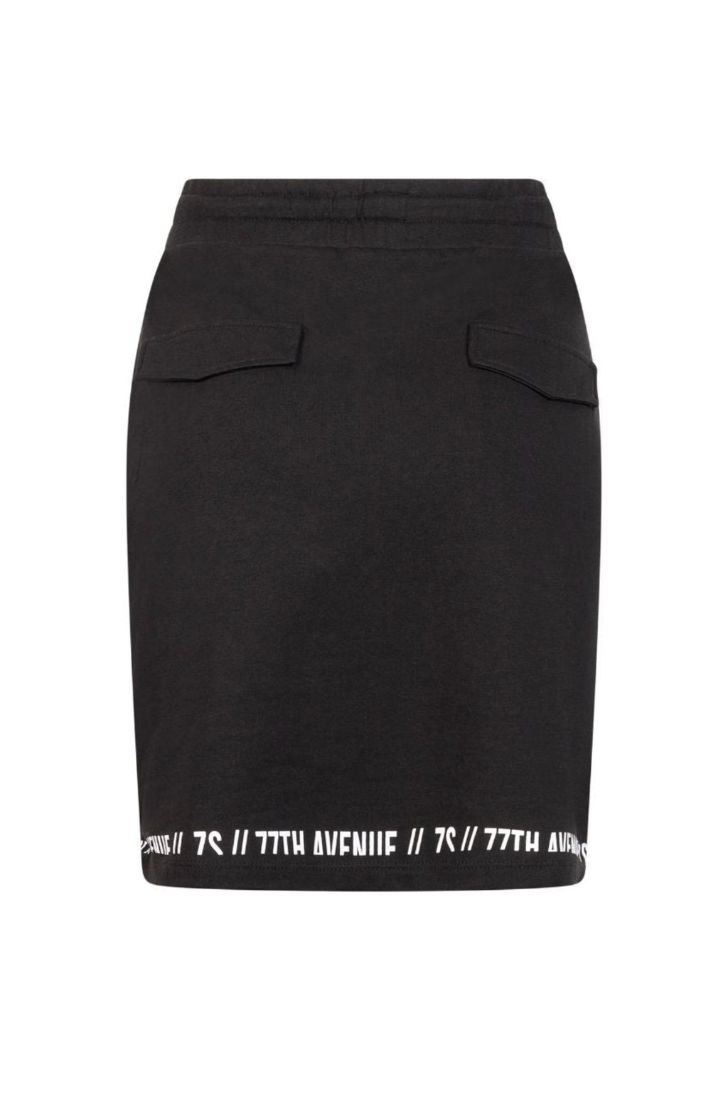 Simone Sporty Skirt With Print Black/White.