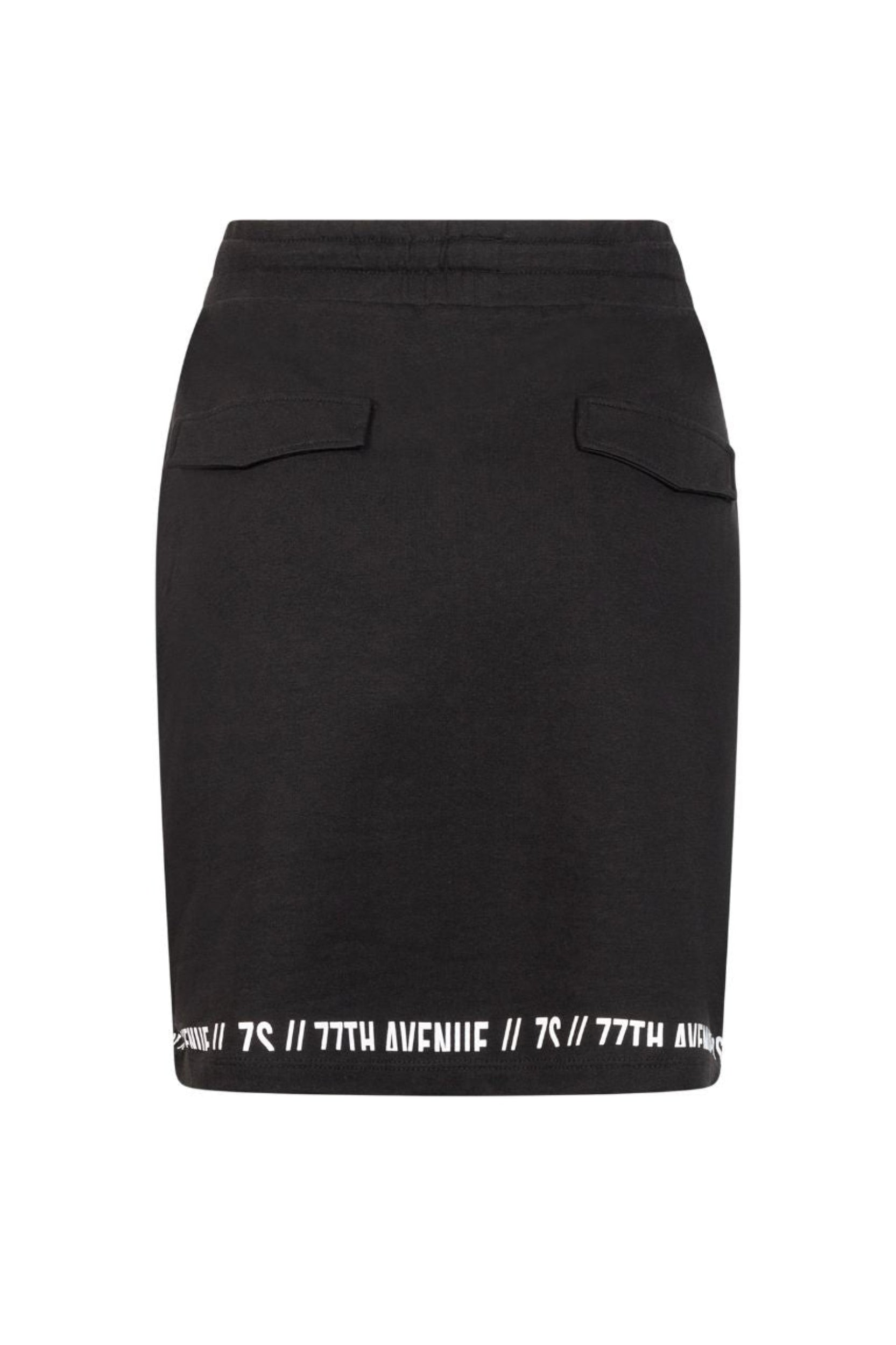 Simone Sporty Skirt With Print Black/White.