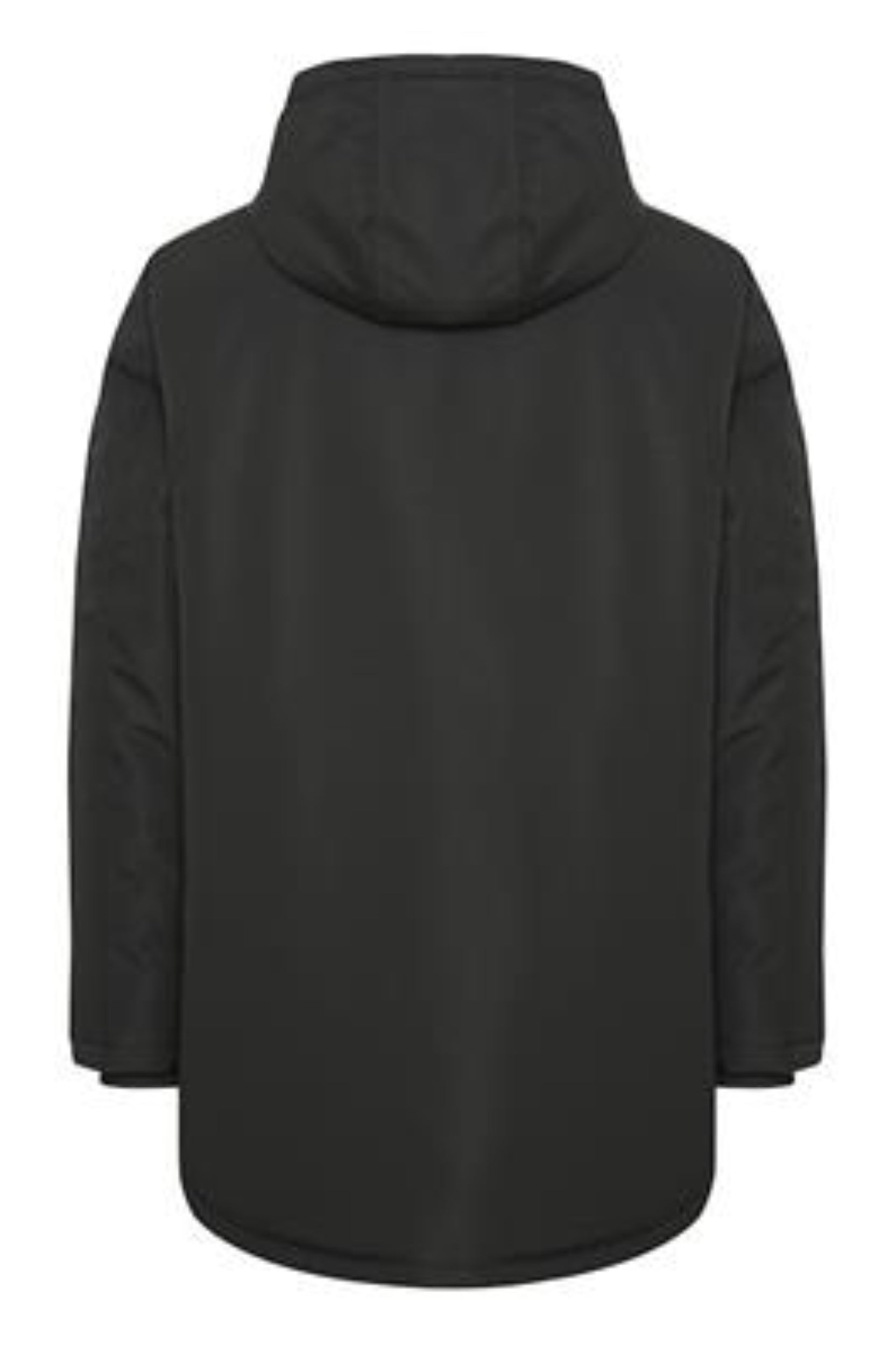 GEWATTEERDE JAS BLACK