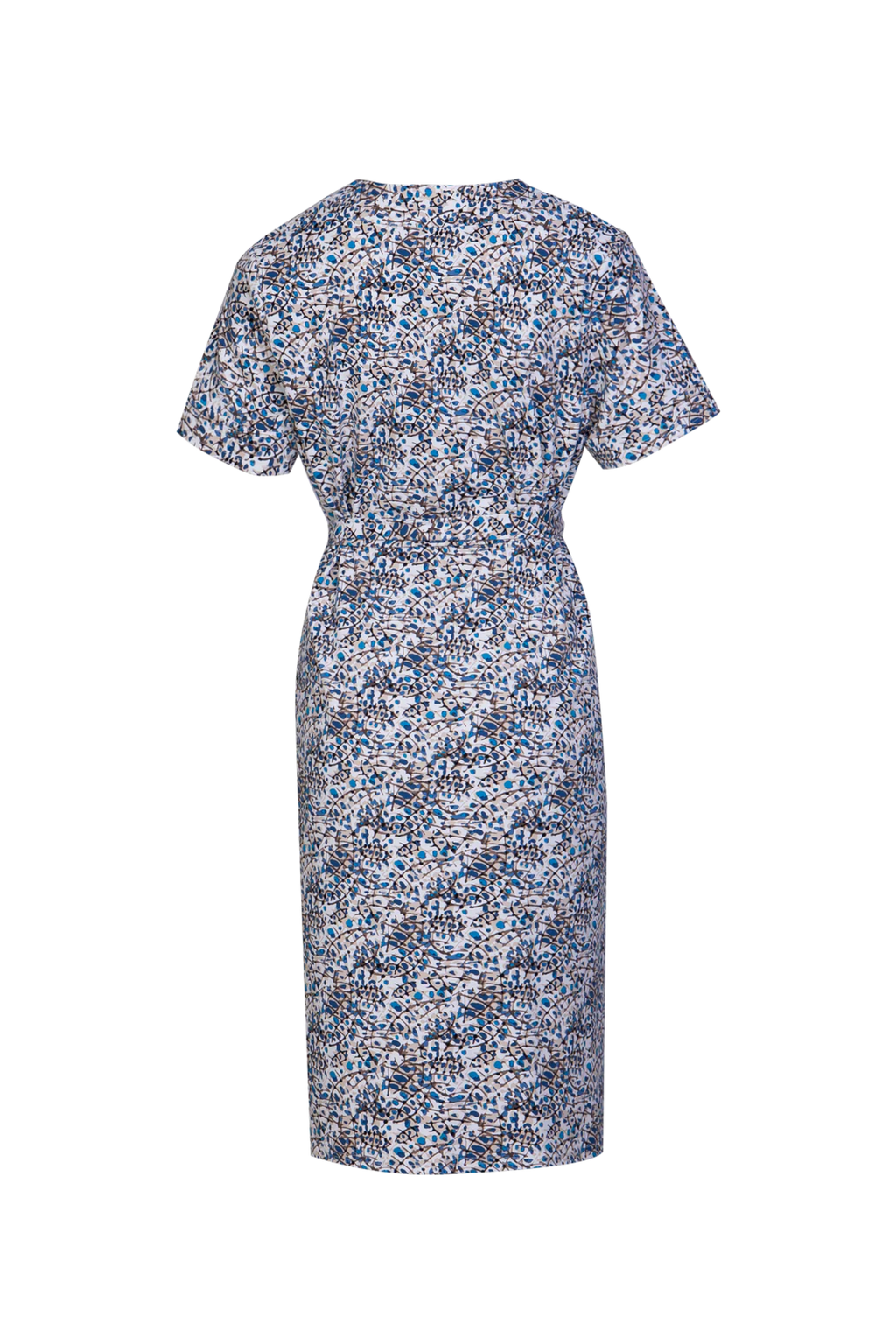 Donna Jurk offwhite/ korenblauw