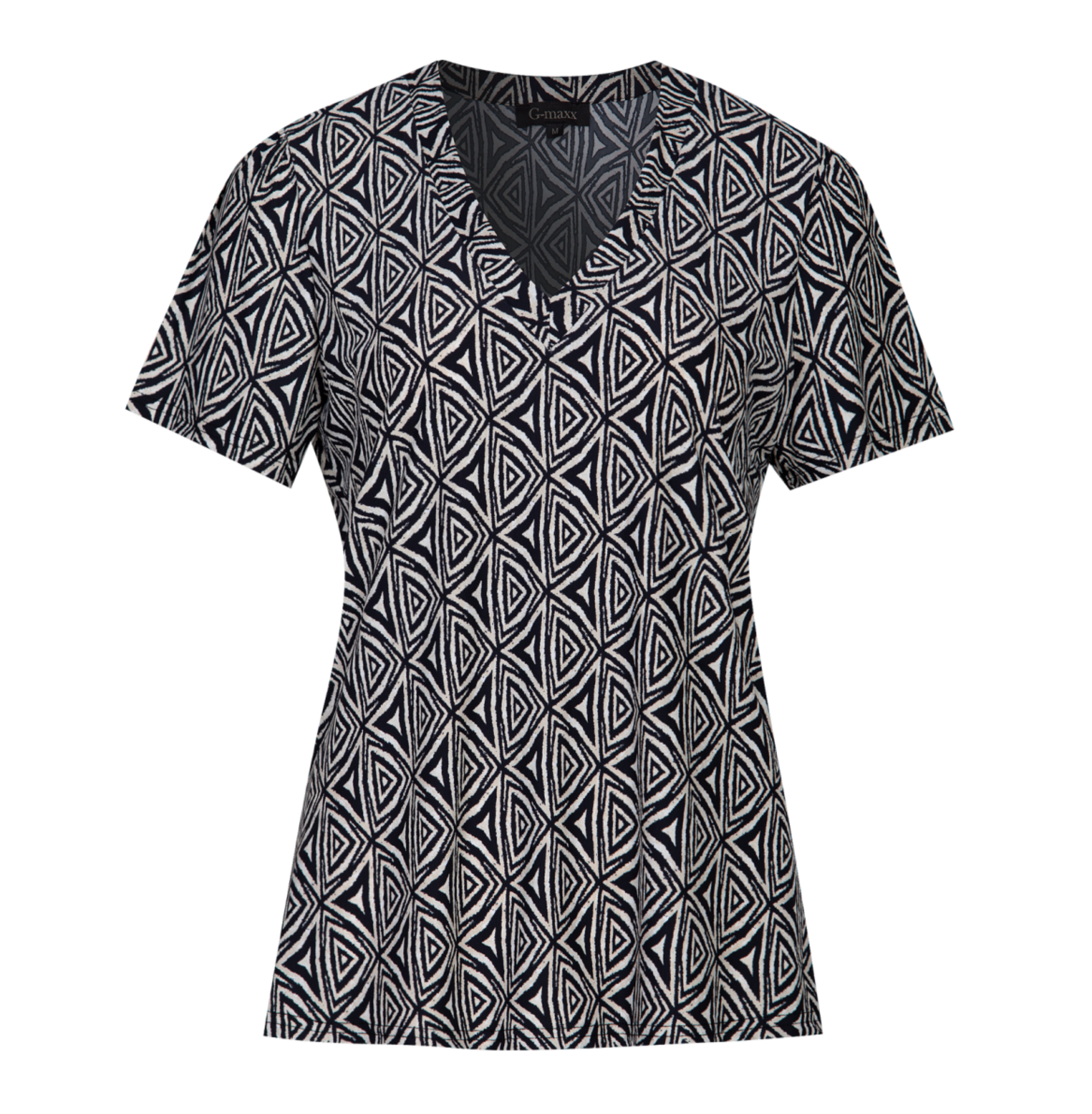 Dila top Offwhite/Zwart