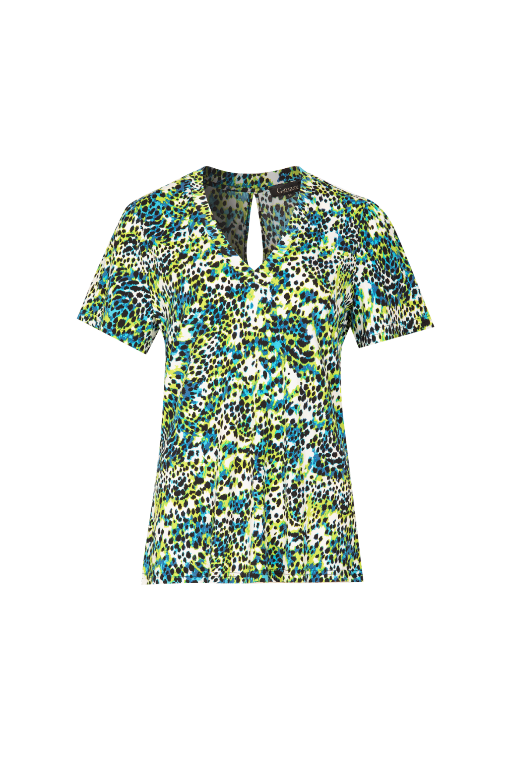 Dila top Korenblauw