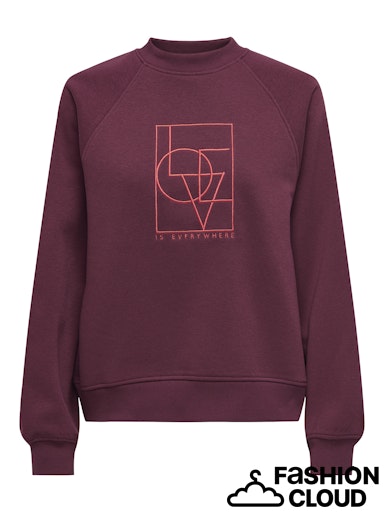 JDYBAMBI L/S EMB SWEAT