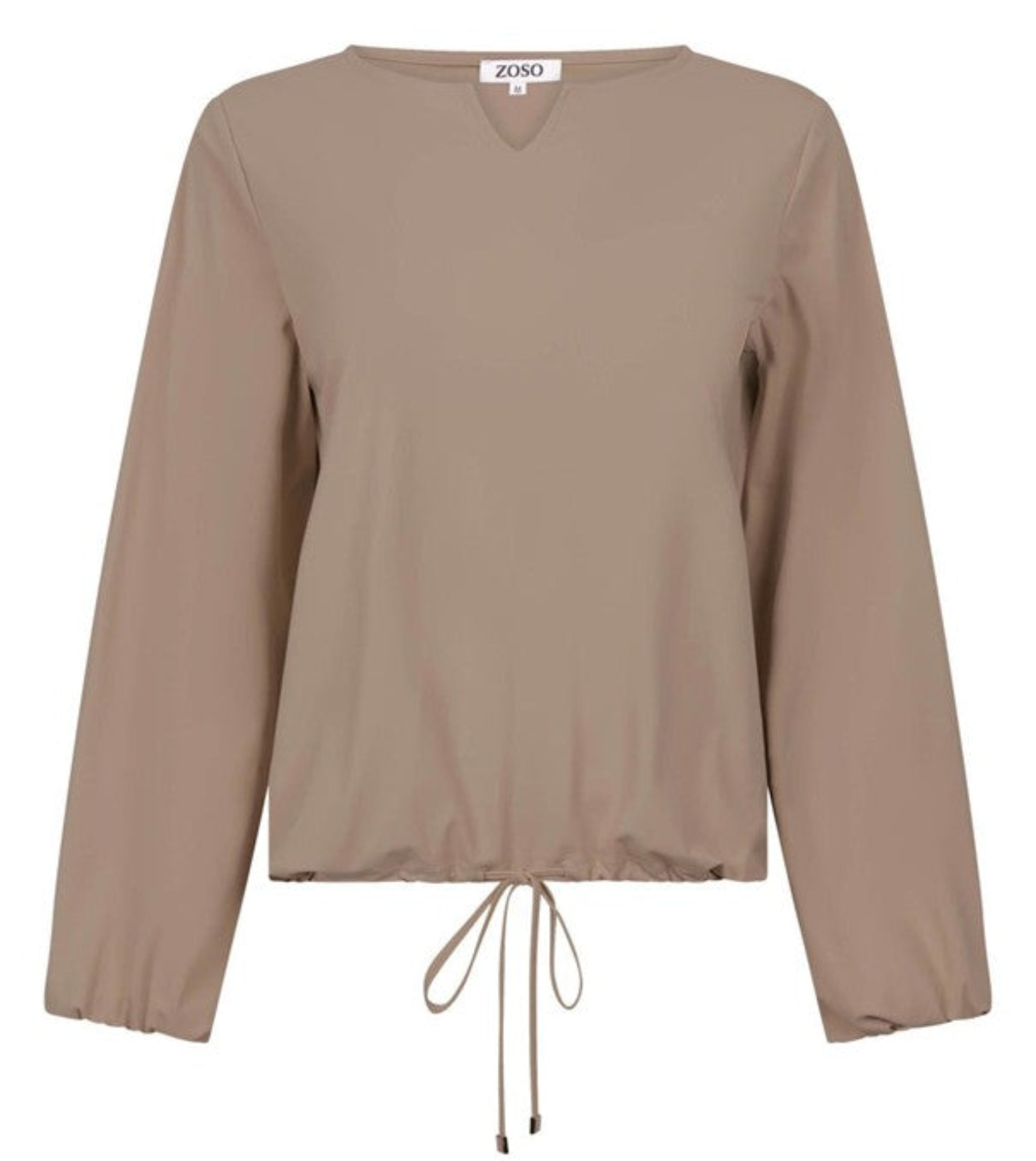 Travel blouse joan greige