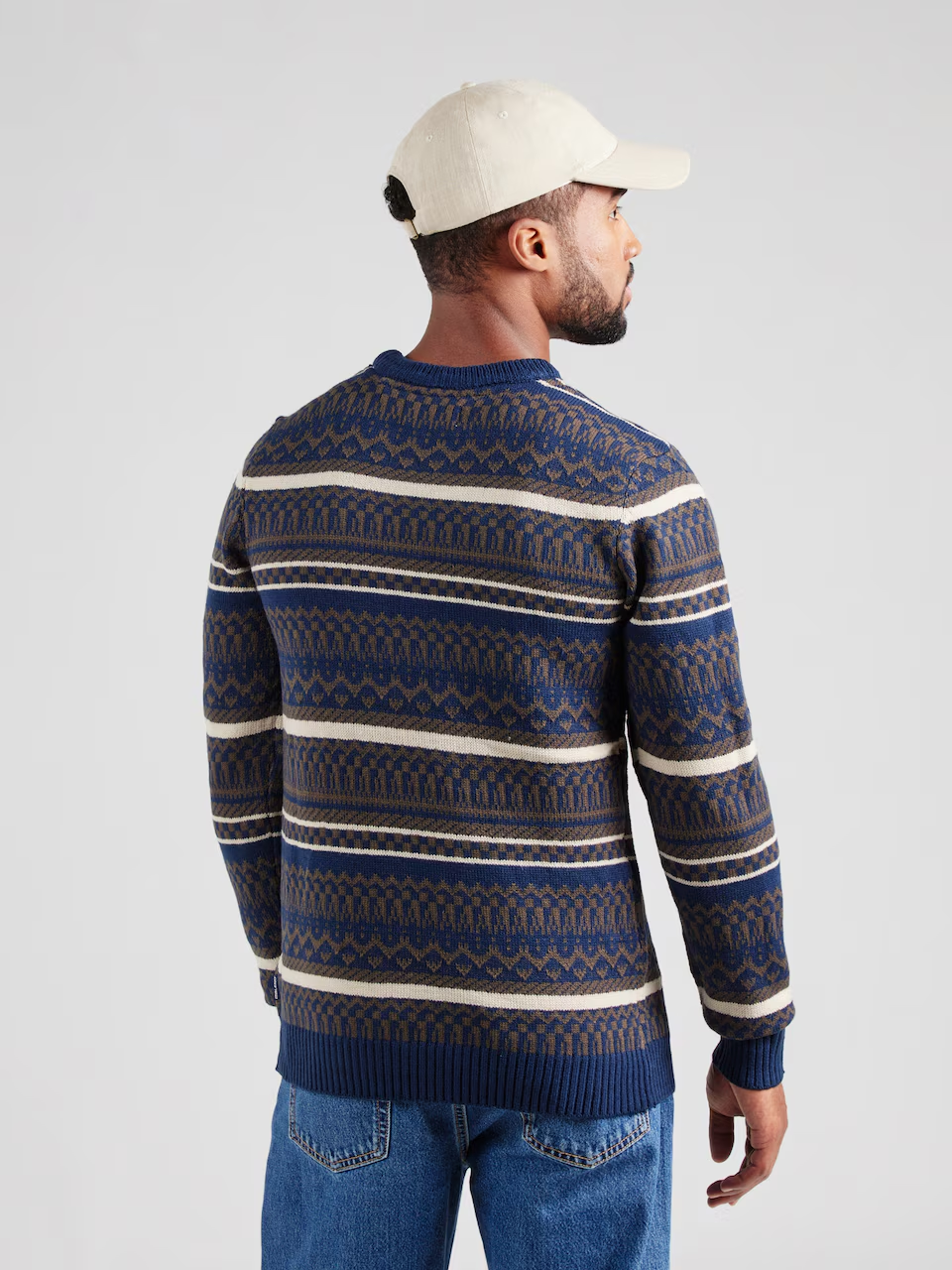 BLEND PULLOVER BLAUW