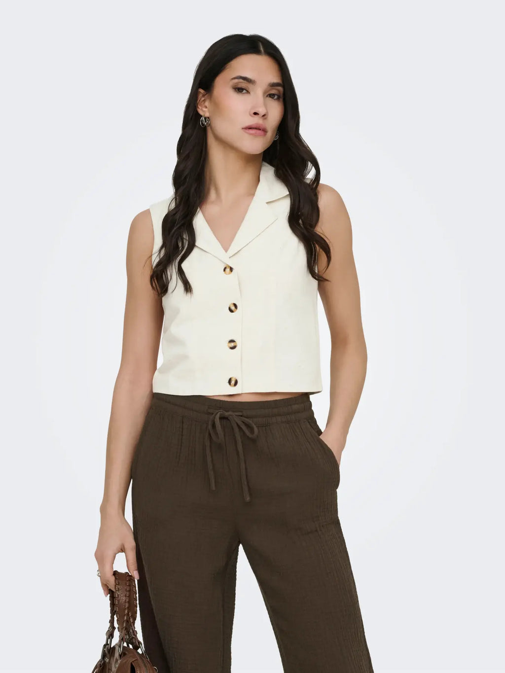 JDYMILAN LINEN WAISTCOAT
