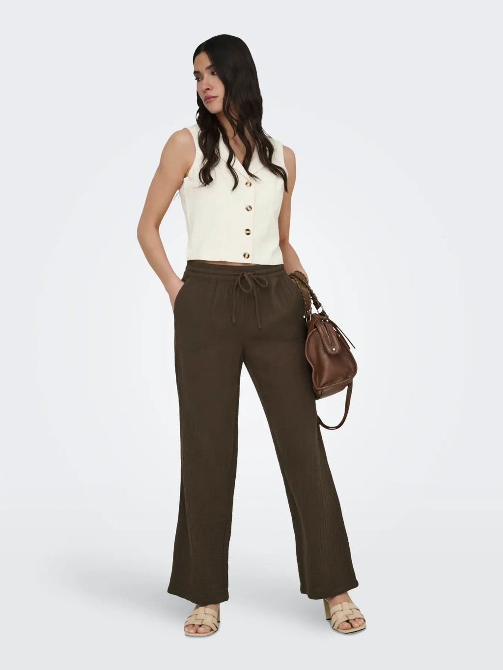 JDYMILAN LINEN WAISTCOAT