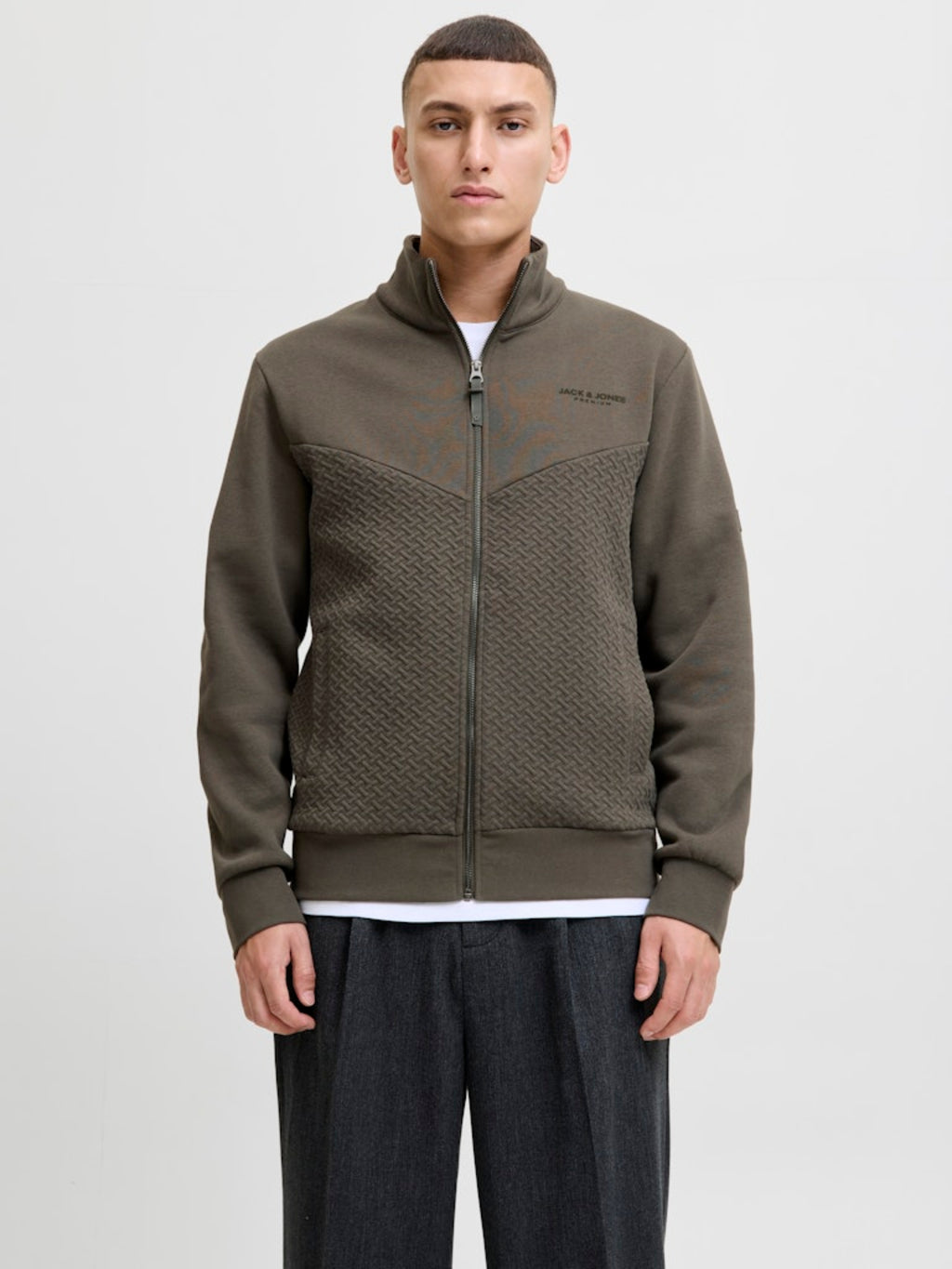 JPRBLUFRANKIE SWEAT ZIP