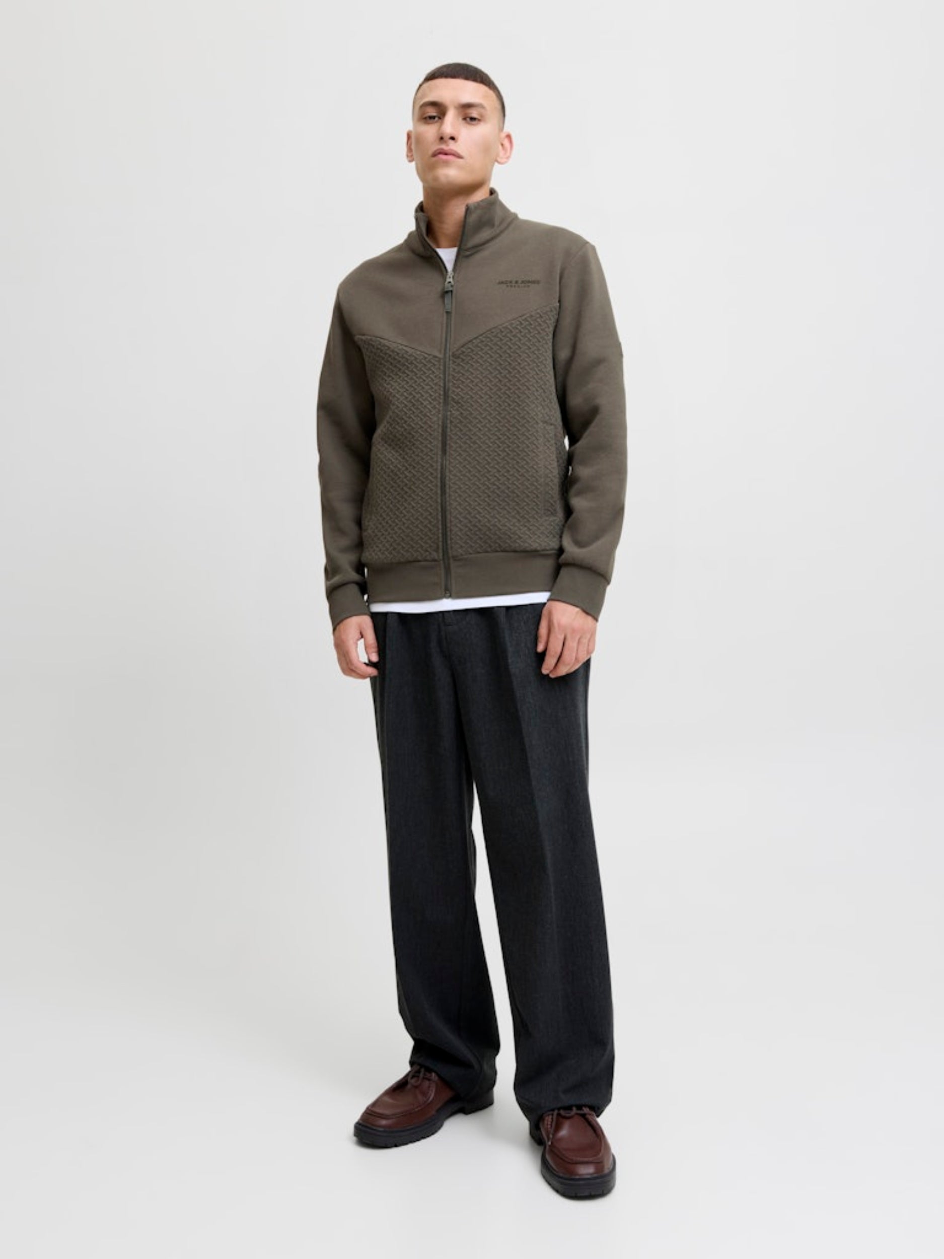 JPRBLUFRANKIE SWEAT ZIP