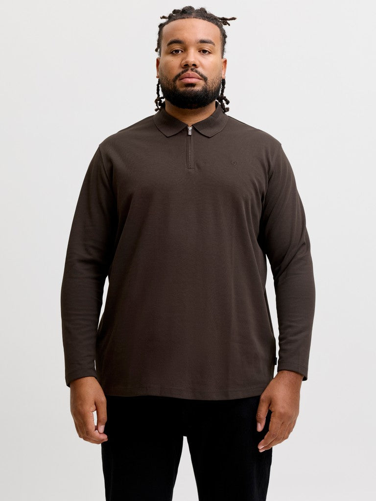 JPRBLAETHAN LS ZIP POLO (kopie)