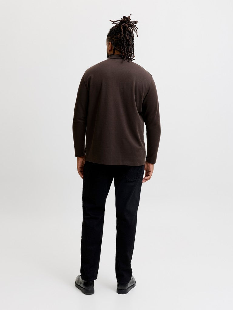 JPRBLAETHAN LS ZIP POLO (kopie)